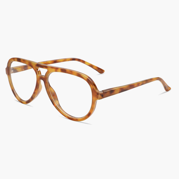 Sojos AM6111 Eyeglasses Yellow Tortoise Frame
