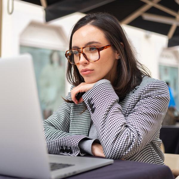 Sojos Amelia Eyeglasses Black Frame