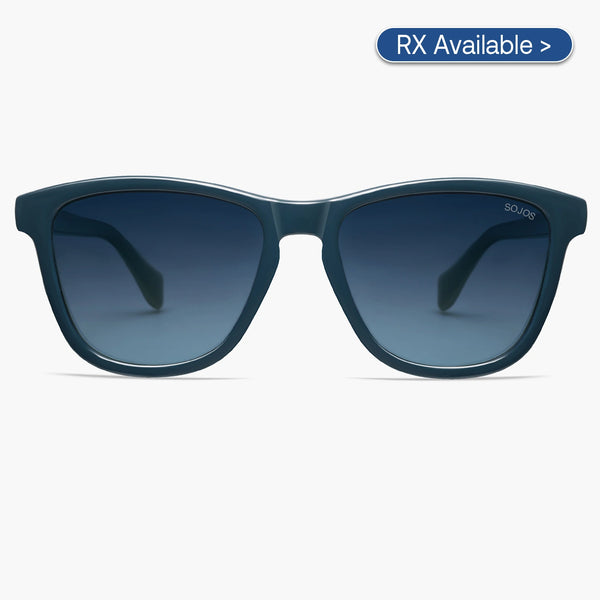 Sojos Baleen Sunglasses Brown Frame Red Lens