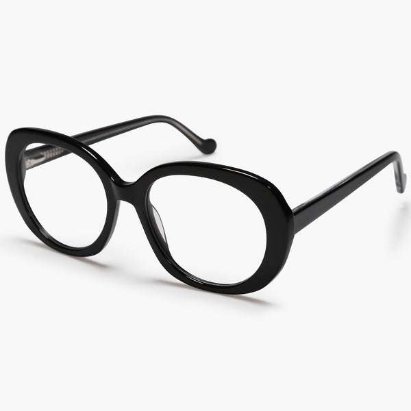 Sojos Banned Noise Eyeglasses Clear Brown Frame