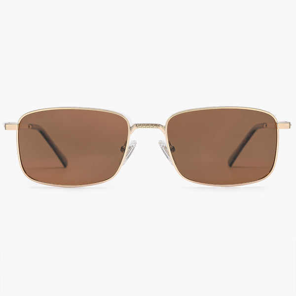 Sojos BELONG Sunglasses Gold Frame Grey Lens