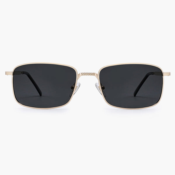 sojos BELONG Sunglasses Gold Frame Grey Lens