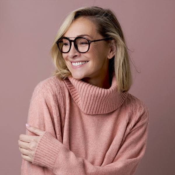 Sojos Bexley Eyeglasses Brown Frame