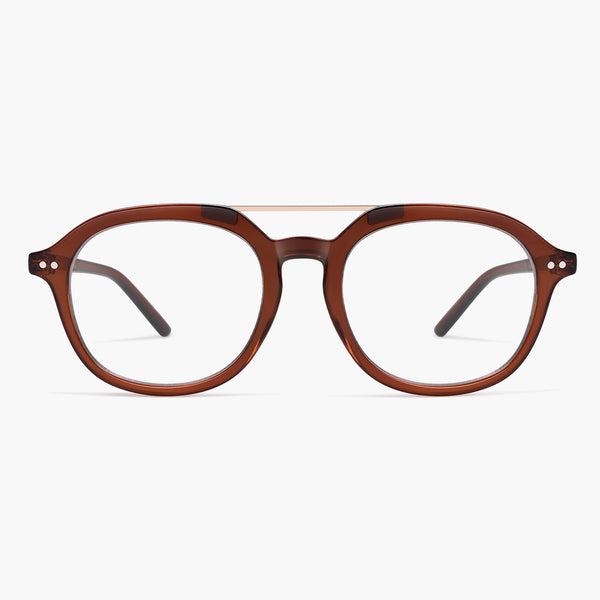 sojos Bexley Eyeglasses Brown Frame
