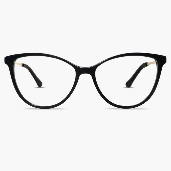 sojos Blooming Eyeglasses Black Frame