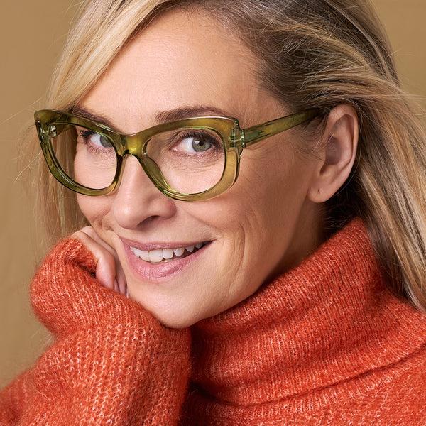 Sojos Celeste Eyeglasses Black Frame