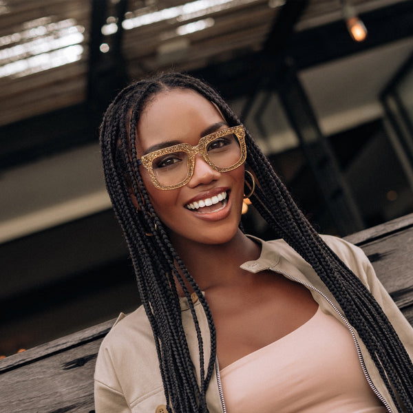 Sojos Chrisma Eyeglasses Black Frame