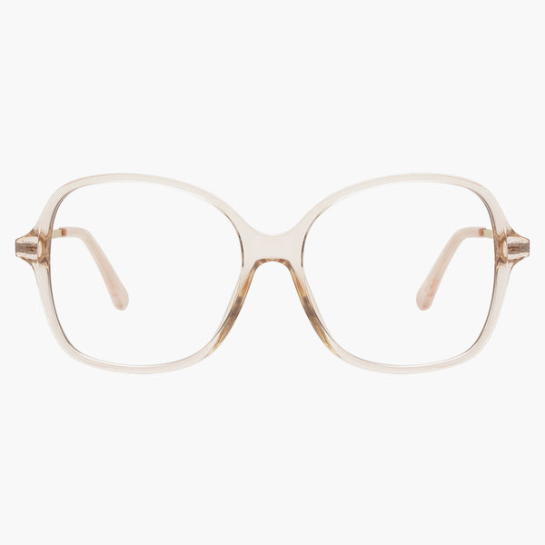sojos Crossfade Eyeglasses Crystal Brown Frame