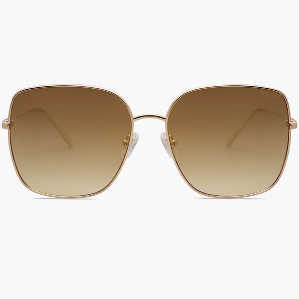Sojos Eternal Sunglasses Gold Frame Grey Lens