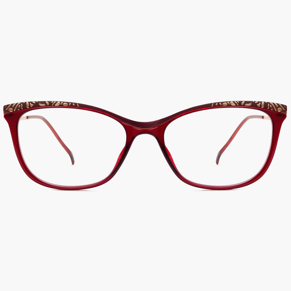 Sojos Eve Eyeglasses Black Frame