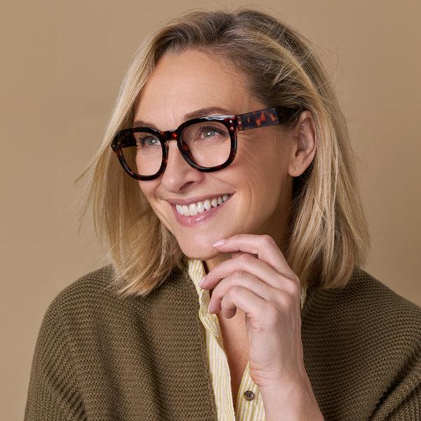 Sojos Everly Eyeglasses Black Frame