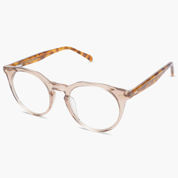 Sojos Evermore Eyeglasses Clear Brown Frame
