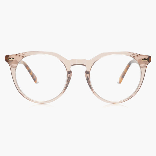 sojos Evermore Eyeglasses Clear Brown Frame
