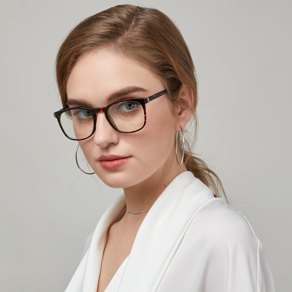 Sojos Explorer Eyeglasses Transparent Frame