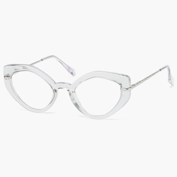 Sojos Flipped Eyeglasses Transparent Frame