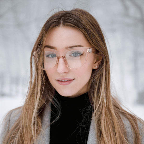 Sojos Forward Eyeglasses Black Frame