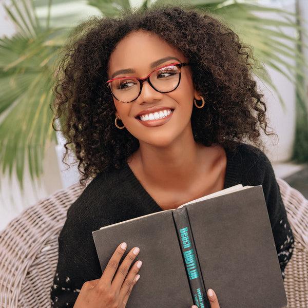 Sojos Gaiety Eyeglasses Black Frame