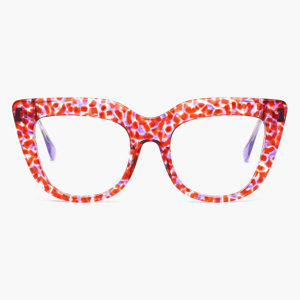 sojos Groovy Eyeglasses Red Frame