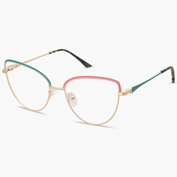 Sojos Haze Eyeglasses Black And White Frame