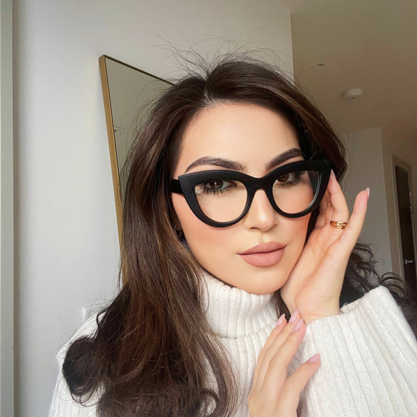 Sojos Hipster Party Eyeglasses Black Frame