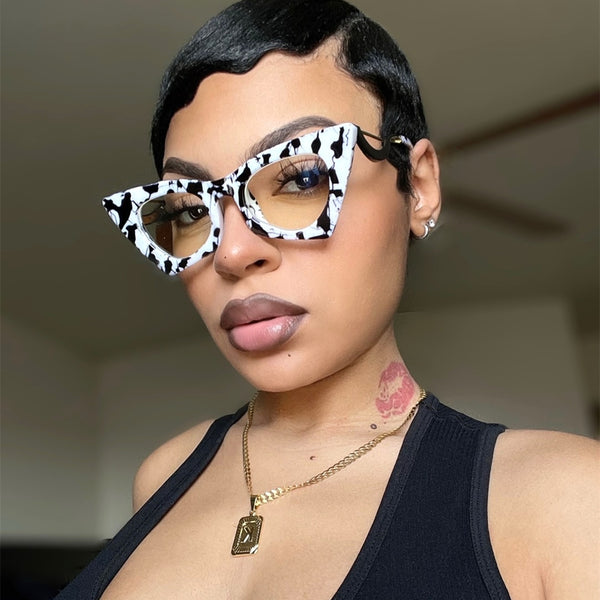 Sojos Hola Eyeglasses Yellow Tortoise Frame