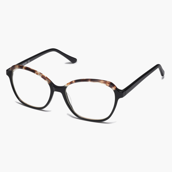 Sojos Imagine Eyeglasses Tortoise With Black Frame