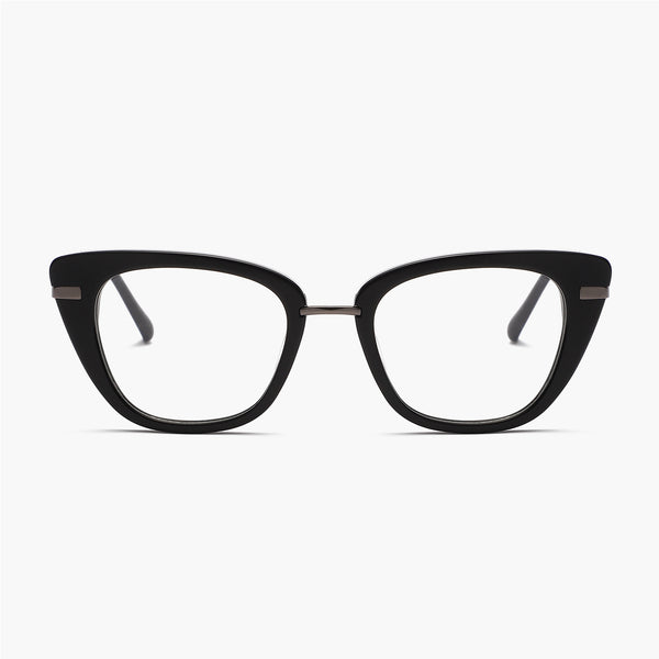 sojos Ivory Eyeglasses Black Frame
