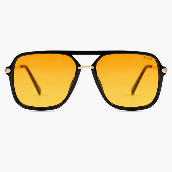 Sojos JOVITA Sunglasses Black Frame Grey Lens