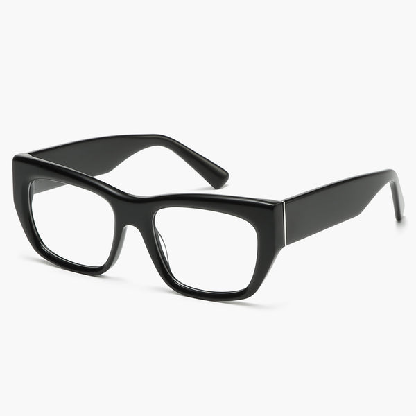 Sojos Leon Eyeglasses Black Frame