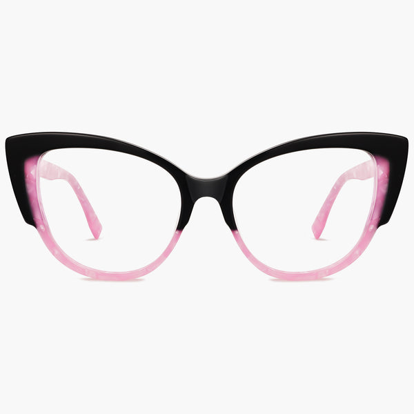 Sojos LILA Eyeglasses Black And Green Frame