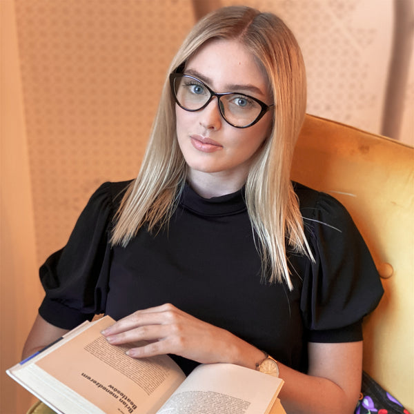 Sojos Major Eyeglasses Black Frame