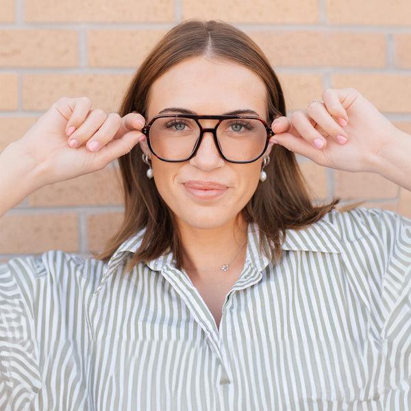 Sojos Matthew Eyeglasses Black Frame