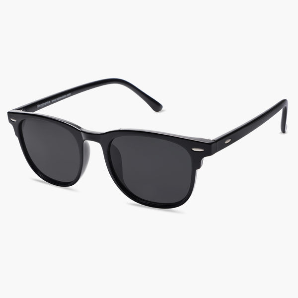 Sojos MIRACLE Sunglasses Black Frame Grey Lens