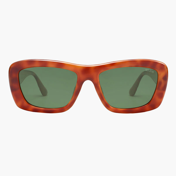 Sojos Moonbeam Sunglasses Black Frame Grey Lens