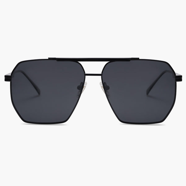 sojos PIONEER Sunglasses Black Frame Black Lens
