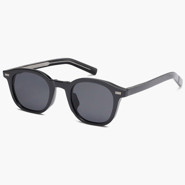 Sojos REMEMBER Sunglasses Black Frame Grey Lens