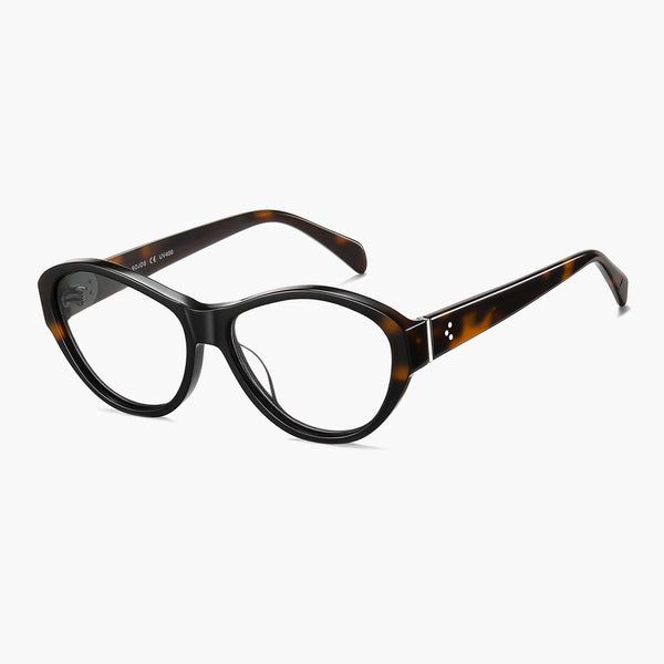 Sojos RSJ3120 Eyeglasses Black Tortoise Frame