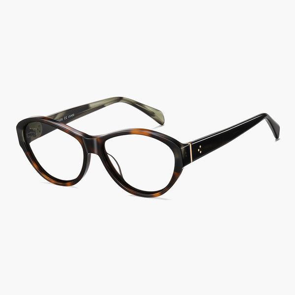 Sojos RSJ3120 Eyeglasses Black Tortoise Frame