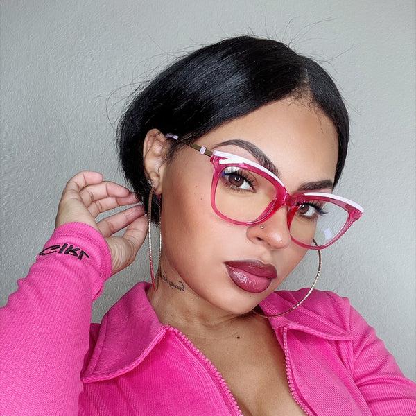 Sojos Sahara Eyeglasses Black Frame