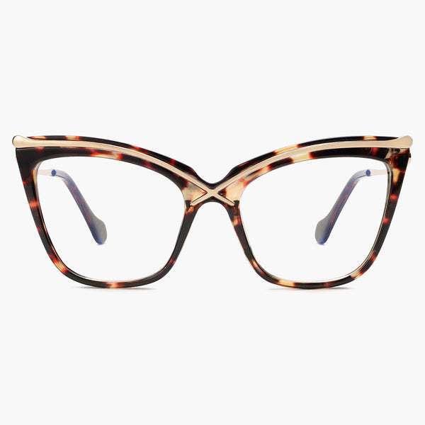 Sojos Signal Eyeglasses Pink Tortoise Frame
