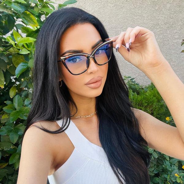 Sojos Signal Eyeglasses Pink Tortoise Frame