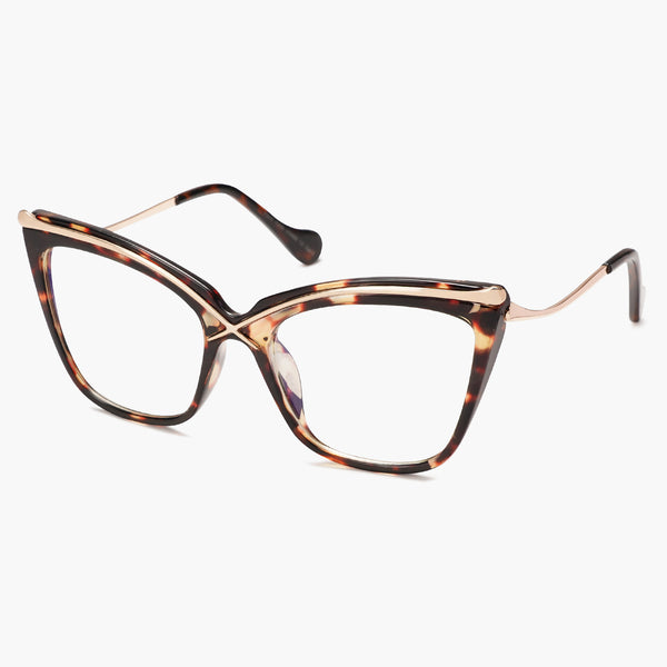 Sojos Signal Eyeglasses Pink Tortoise Frame