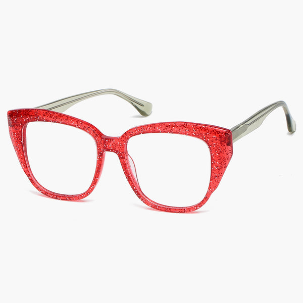Sojos Siren Eyeglasses Red Frame