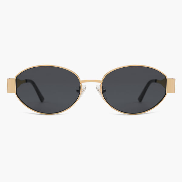 sojos SJ1217 Sunglasses Gold Frame Grey Lens