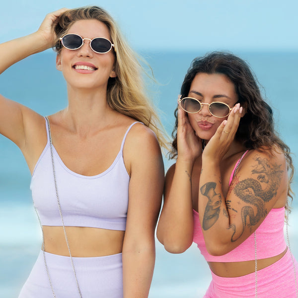 Sojos SJ1224 Sunglasses Gold Frame Grey Lens