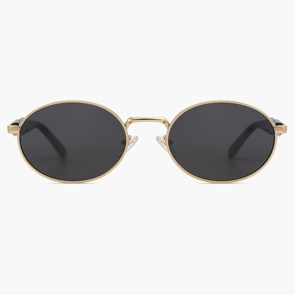 sojos SJ1224 Sunglasses Gold Frame Grey Lens