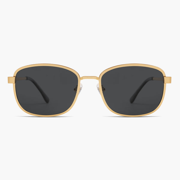 sojos SJ1225 Sunglasses Gold Frame Grey Lens