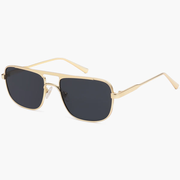 Sojos SJ1234 Sunglasses Gold Frame Grey Lens