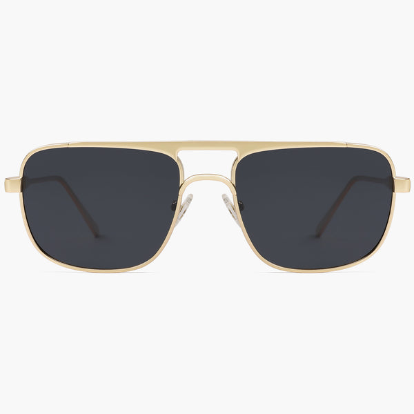 sojos SJ1234 Sunglasses Gold Frame Grey Lens