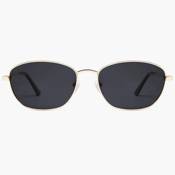 sojos SJ1245 Sunglasses Gold Frame Grey Lens